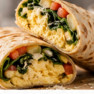Omelette Chees Wrap