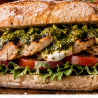 Grilled Chicken Pesto Sandwich