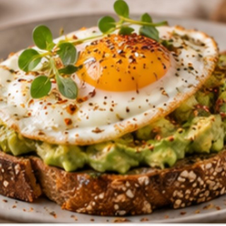 Avocado Toast With Egg