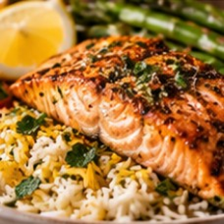 Salmon Over Rice